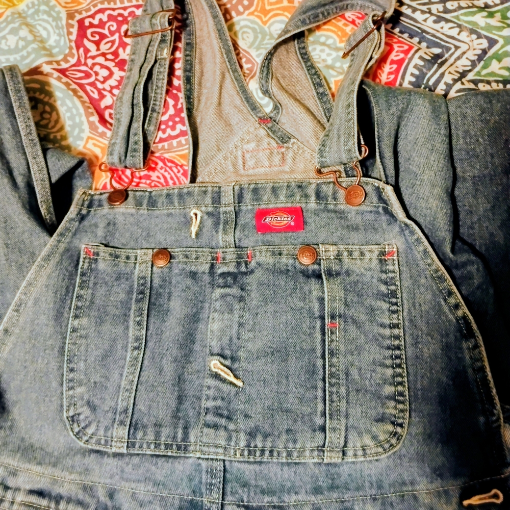 Like New Dickies Denim Overalls